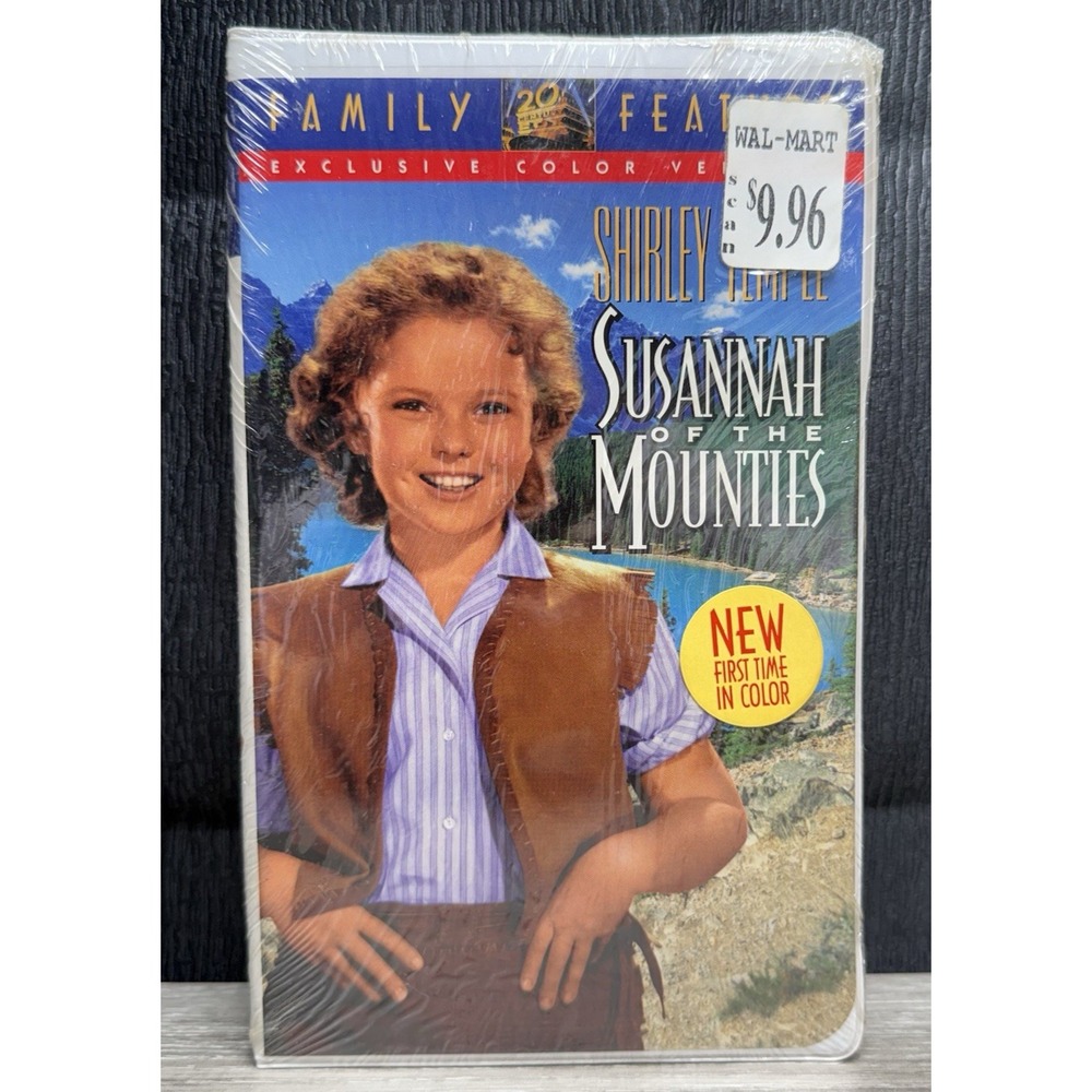 Susannah of the Mounties (VHS, 1994) Clamshell Sealed